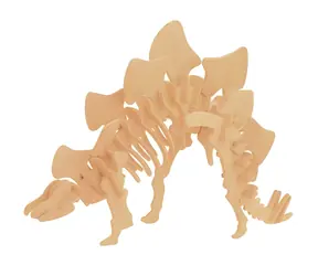 WOODCRAFT Dřevěné 3D puzzle Stegosaurus / od 6 let / Obtížnost: jednoduchá