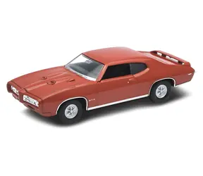 WELLY Model auta 1969 Pontiac GTO červená, modrá / 1:34 / od 3 let