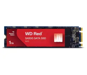 WD Red SA500 NAS 1TB / M.2 SSD 2280 / SATA 6 Gbps / R: 560 MB/s / W: 530 MB/s / 3D NAND / 5y