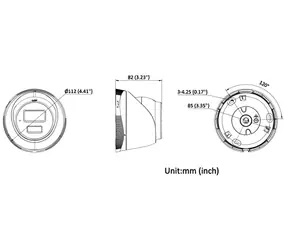 HiLook IPC-T240HA 2.8 mm / Venkovní IP kamera / Turret / 4Mpix / Motion Detection 2.0 / IR 30m / IP67