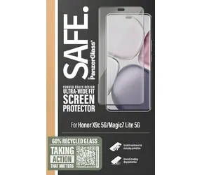 PanzerGlass SAFE UWF pro Honor X9c 5G/Magic7 Lite 5G černá / Tvrzené sklo / Plně nalepovací / tloušťka 0,4 mm
