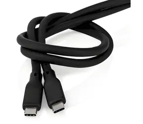 Nedis černá / Kabel USB-C / USB-C - USB-C / 240 W / 20 Gbps / 1 m