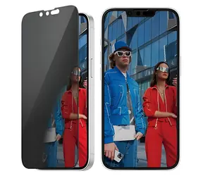 PanzerGlass UWF Privacy černá / Ochranné sklo / Apple iPhone 16e/14/13/13 Pro / Temperované sklo / 0,66 mm