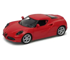 WELLY Model auta Alfa 4C červená
