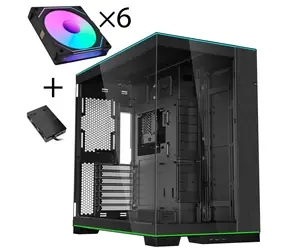 Lian Li O11 Dynamic EVO RGB černá / Bundle PC skříň + 6x UNI FAN SL-INF / Midi Tower / ARGB / Tempered Glass