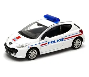 WELLY Peugeot 207 Police model bílá / 1:34 / od 3 let
