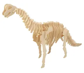 WOODCRAFT CONSTRUCTION KIT 3D puzzle Brachiosaurus / 52 dílků / od 6 let / Obtížnost: jednoduchá