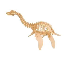 WOODCRAFT Dřevěné 3D puzzle Plesiosaurus / od 6 let / Obtížnost: nízká
