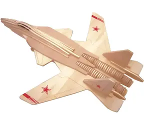 WOODCRAFT Dřevěné 3D puzzle Stíhačka / od 6 let