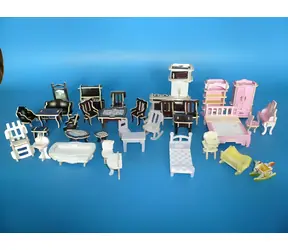 WOODCRAFT Dřevěné 3D puzzle Barevný nábytek / od 3 let / Obtížnost: nízká
