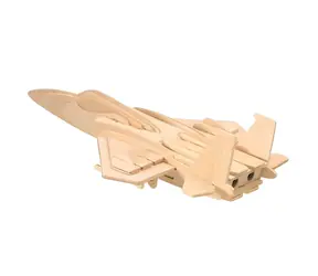 WOODCRAFT Dřevěné 3D puzzle Stíhačka / od 6 let / Obtížnost: jednoduchá