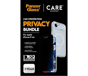 PanzerGlass Bundle 3v1 Privacy iPhone 17 Air / Ochranná sada / Privacy ochrana displeje / Temperované sklo