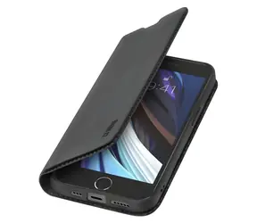 SBS Book Wallet Lite černá / Pouzdro pro Apple iPhone SE 2022 & SE 2020 & 8 & 7