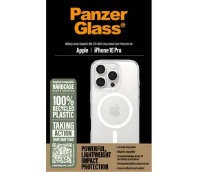 PanzerGlass HardCase iPhone 16 Pro transparentní / Pouzdro / MagSafe / TPU