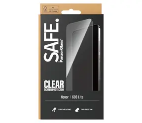 PanzerGlass SAFE pro Honor 600 Lite černá / Tvrzené sklo / UWF