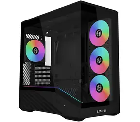 Lian Li VECTOR V100 MINI černá / PC skříň / Micro-ATX / Tempered Glass