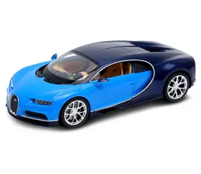 WELLY Model auta Bugatti Chiron modrá / 1:24 / od 3 let