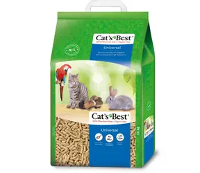 CATS BEST Podestýlka Universal / 20 l / dřevité pelety / bez vůně / pohlcuje pachy