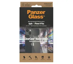 PanzerGlass ClearCase černá / Pouzdro / Apple iPhone 14 Plus / Plast