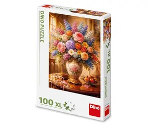 DINO Puzzle Květinové zátiší / 100 dílků / XL / od 5 let