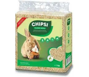 CATS BEST Podestýlka Chipsi Green Apple / pro hlodavce / dřevěné hobliny / 15 l