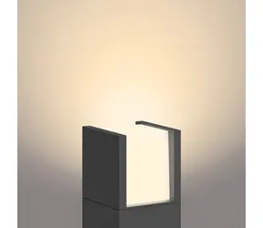 Philips Arbour LED 6W nízký sloupek antracit / Venkovní sloupek / 600 lm / 2700K / 12V / IP44