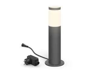 Philips Low Voltage LED 6W antracit / venkovní sloupek / 600 lm / 2700K / IP44