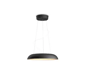 Philips Hue WA Amaze černá / Závěsné LED svítidlo / 25W / 2900lm / 2200-6500K / IP20 / Bluetooth/Zigbee / ovladač