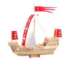 WOODCRAFT 3D puzzle Loď Koga / od 8 let / Obtížnost: střední