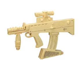 WOODCRAFT Dřevěné 3D puzzle Karabina / od 8 let / Obtížnost: nízká