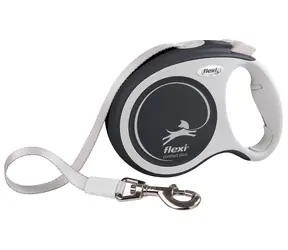 Flexi Comfort Plus L pásek 5m antracitové / Vodítko / samonavíjecí / do 60 kg