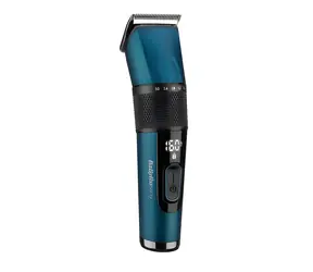 BaByliss E990E modro-černá / Zastřihovač vlasů / japonské ocelové čepele