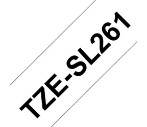 Brother TZe-SL261 / Kazeta s páskou / Samolaminovací / bílý podklad / černý tisk / 36 mm / 8 m