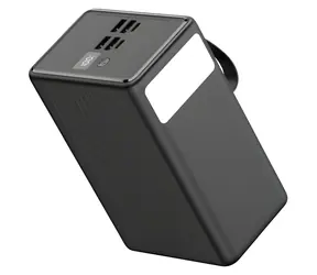 PLATINET PMPB8065 černá / Powerbanka / 80 000 mAh / 65W Power Delivery / 2x USB-C + 4x USB-A / LED svítilna