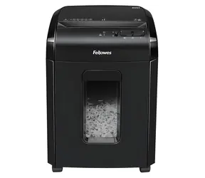 Fellowes 10 M / Skartovač / 10 listů 70g papíru / mikrořez 2×12 mm / Šíře vstupu 220 mm / P-5