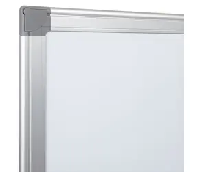 EUROSUPPLIES Magnetická tabule 60x45 cm / hliníkový rám / bílý lakovaný povrch / stíratelná popisovačem