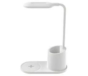 PLATINET PDL1930W bílá / LED lampička / 3 W / 300 lm / 3200-6500 K / Qi bezdrátové nabíjení / Stmívatelná