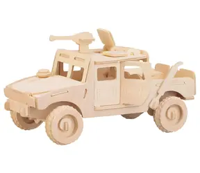 WOODCRAFT Dřevěné 3D puzzle Bojové vozidlo / od 6 let / Obtížnost: jednoduchá