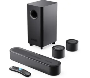 Majority Bowfell Halo černá / 5.1 kanálový systém / Dolby Atmos / 300W / HDMI / Bluetooth / USB / AUX