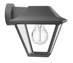 Philips Alpenglow 60W antracit / Venkovní nástěnné svítidlo / E27 / IP44 / bez zdroje
