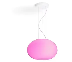 Philips Hue WACA Flourish bílá / Závěsné LED svítidlo / 1x39,5W / 2750lm / 2000-6500K / RGB / IP20