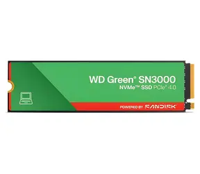 SanDisk WD Green SN3000 1TB / M.2 SSD 2280 / PCIe Gen4 x4 / čtení: 5000 MB/s / zápis: 4200 MB/s