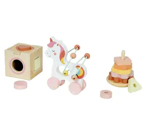 2KIDS TOYS Motorická hračka 3 v 1 Unicorn / od 1 roku
