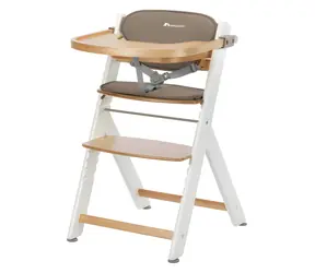 Bebeconfort Timba Light Wood s podložkou / Rostoucí dětská židlička / od 6 měsíců / nosnost 110 kg