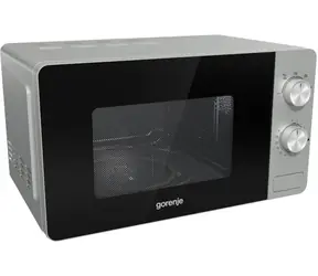 Gorenje MO20E1S stříbrná / Mikrovlnná trouba / 800 W / 20 l