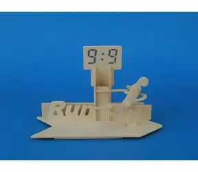 WOODCRAFT CONSTRUCTION KIT 3D puzzle Stojánek na tužky Běh / od 6 let / Obtížnost: jednoduchá
