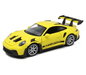 WELLY Model auta Porsche 911 GT3 RS 992 žlutá / 1:24 / od 8 let