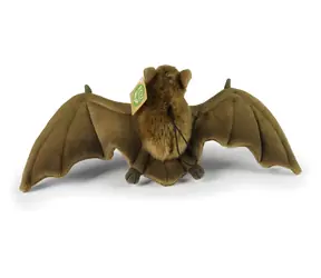RAPPA Plyšový netopýr hnědý 38 cm / ECO-FRIENDLY / od 0 měsíců