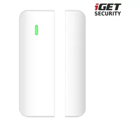 iGET SECURITY MP4 / Magnetický detektor dveří a oken / 868 MHz / výdrž baterie 5 let / dosah 800 m / pro alarm M6-4G