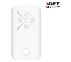 iGET SECURITY MP5 / Dálkové ovládání (klíčenka) / pro alarm M6-4G / 868 MHz / výdrž baterie 3 roky